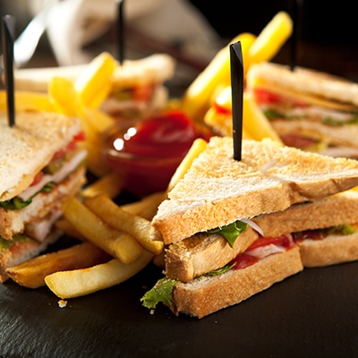 Restaurant Marios Club Sandwich